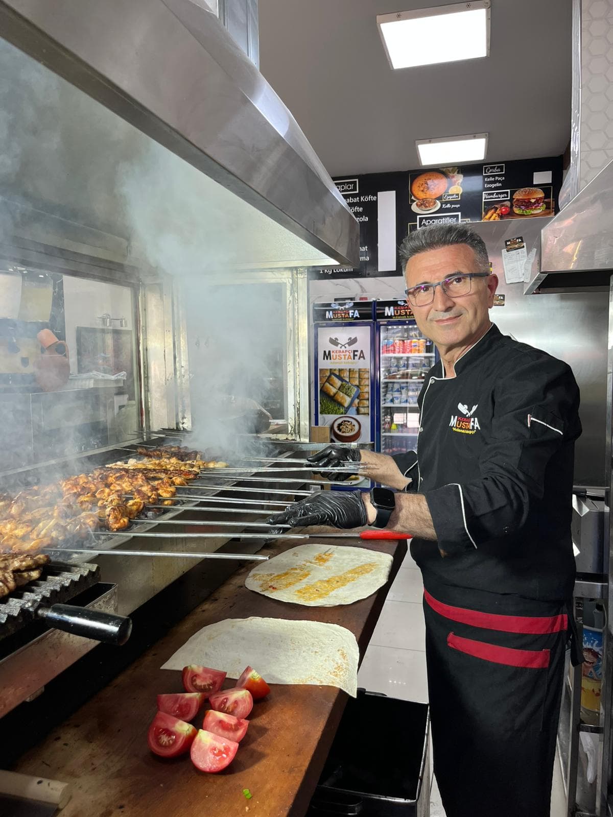 Mutfakta hazırlık anı